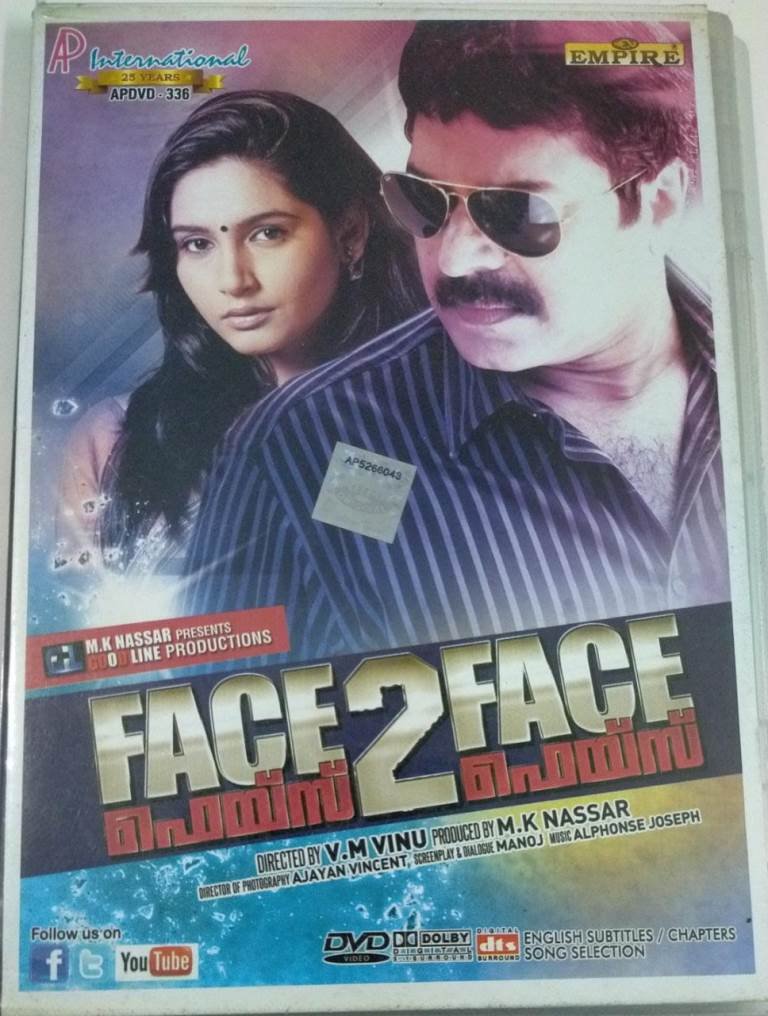 Face 2 Face Malayalam Movie DVD Macsendisk