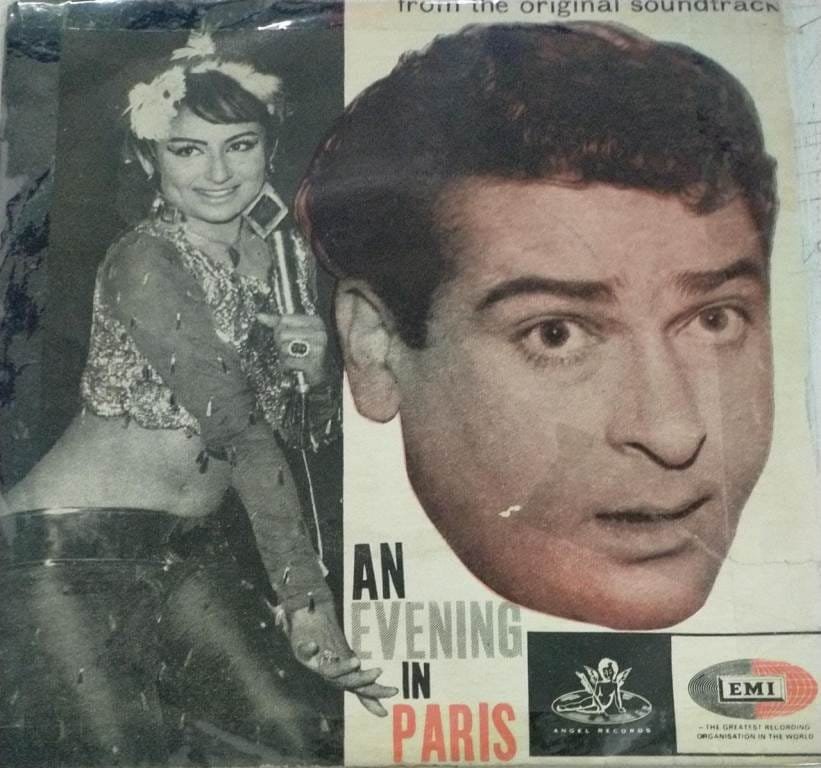 An Evening in Paris Hindi Film EP Vinyl Record Macsendisk