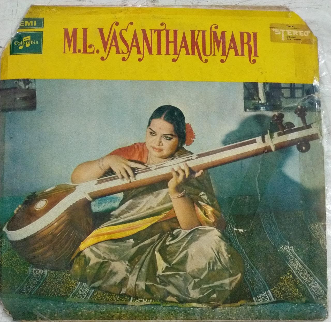 Carnatic Classical LP Vinyl Record by ML Vasanthakumari - Macsendisk