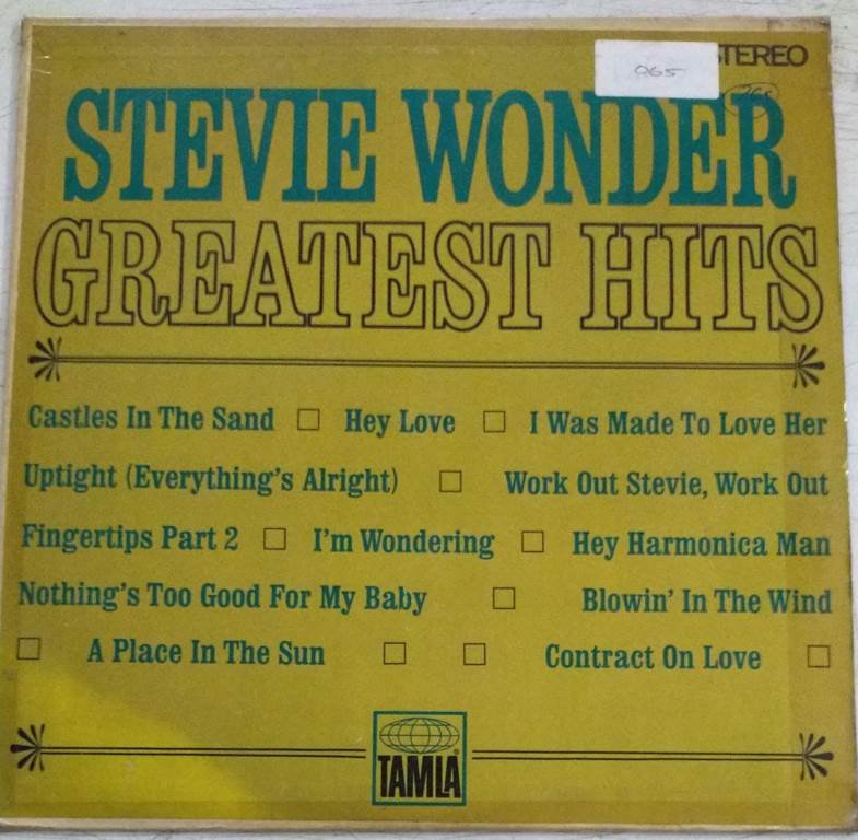 Stevie Wonder Greatest Hits English Album LP Vinyl Record - Macsendisk