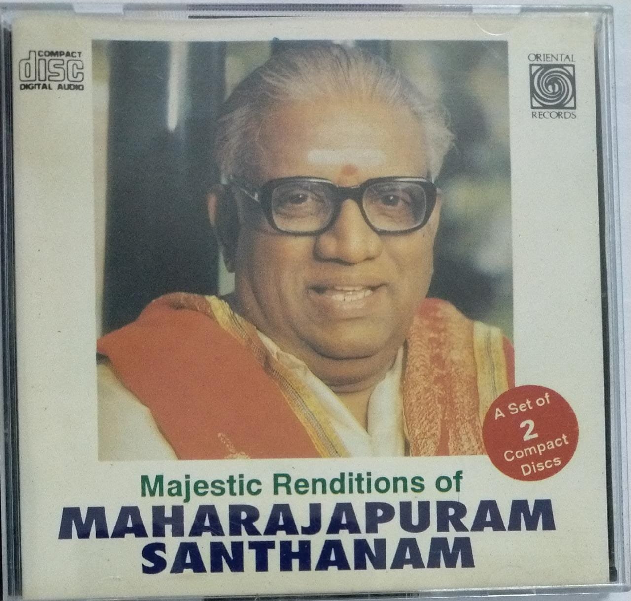 Majestic Rendition of Maharajapuram Santhanam Classical Audio CD 152 ...