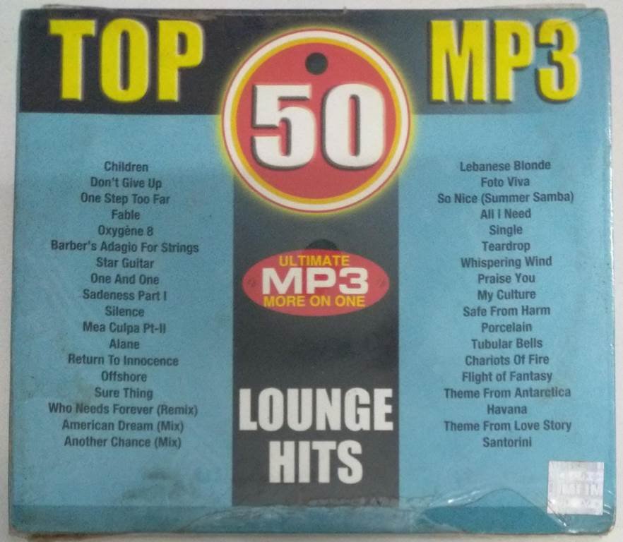 Lounge Hits Top 50 English songs MP3 CD - Macsendisk