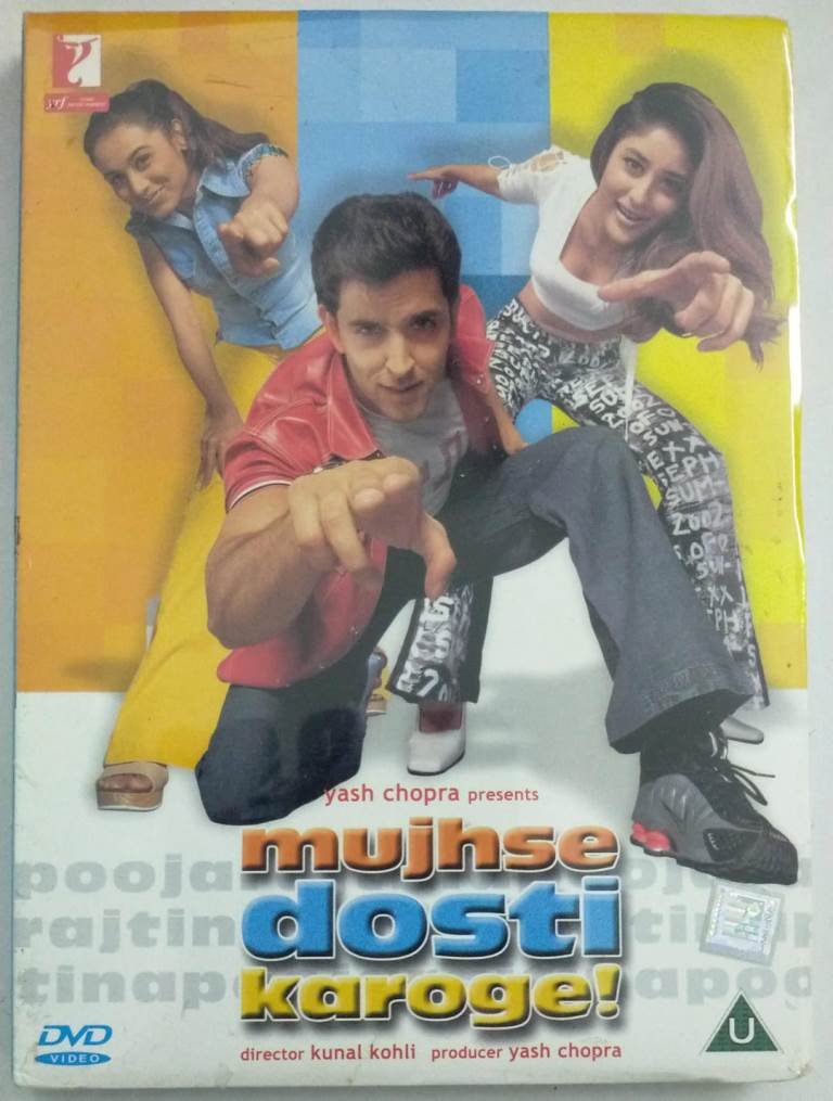 Mujhse Dosti Karoge Hindi Movie DVD - Macsendisk