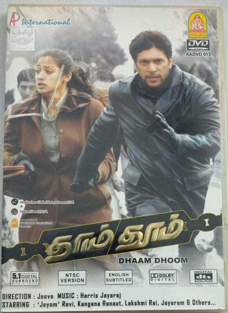 Dhaam Dhoom Tamil Movie DVD Macsendisk