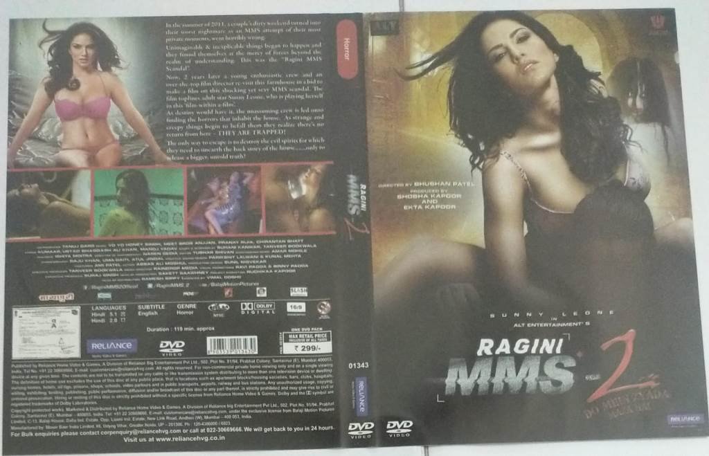 Ragini MMS-2 Hindi Movie DVD Macsendisk