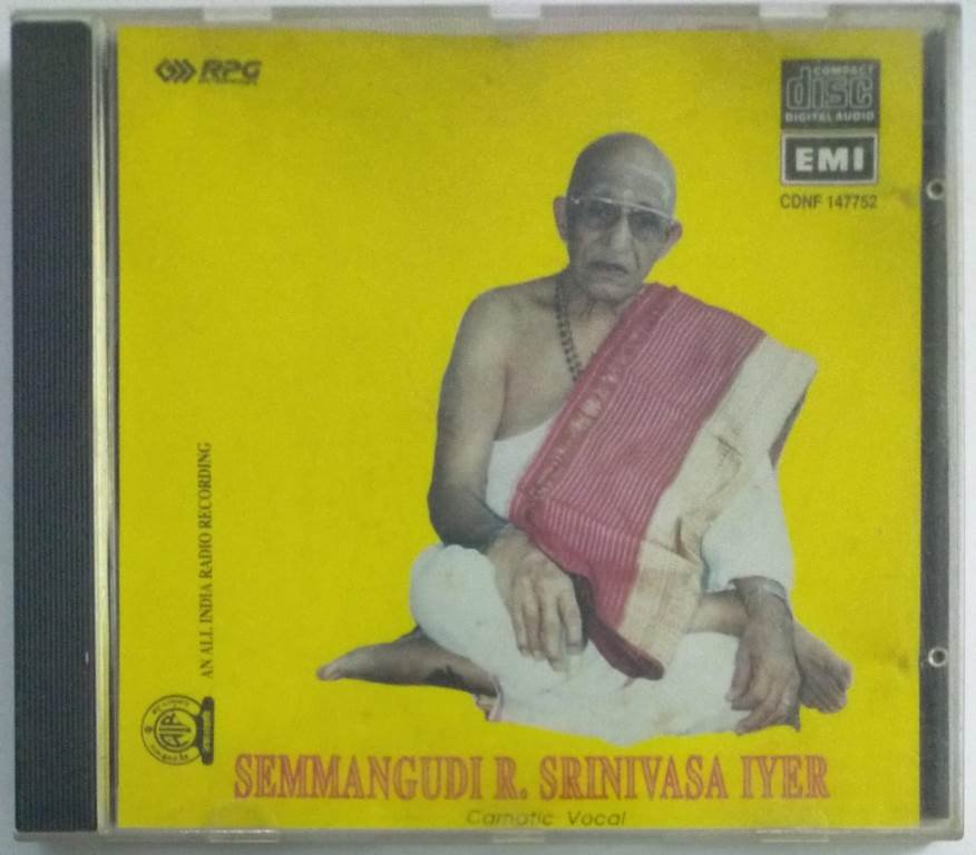 Semmangudi R Srinivasa Iyer Classical Vocal Audio CD - Macsendisk