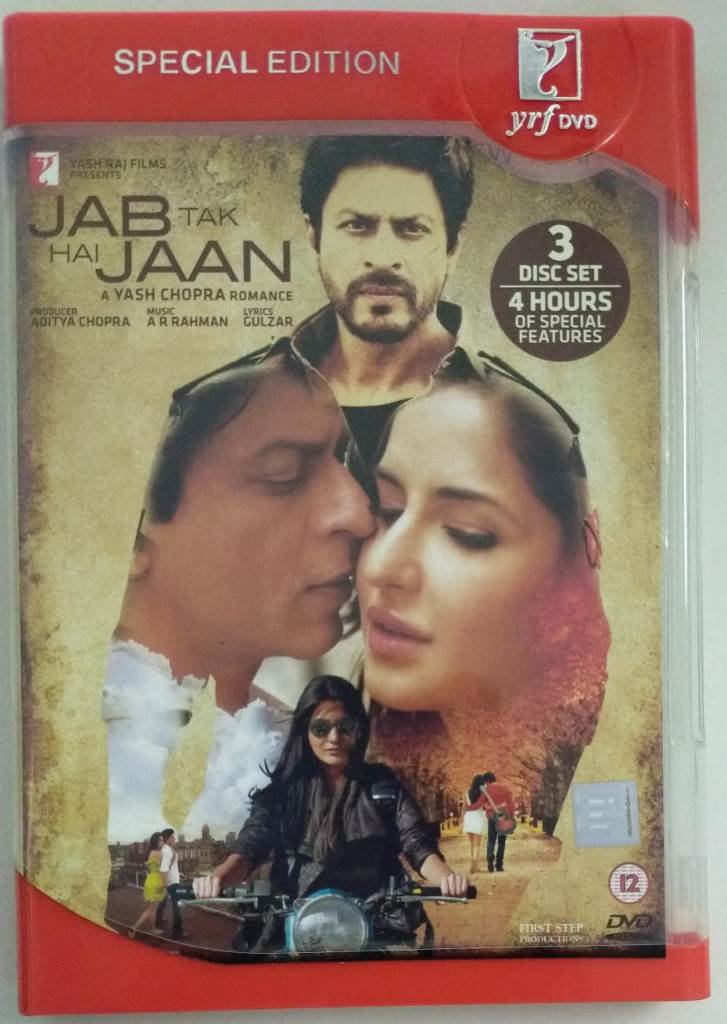 Jab Tak Hai Jaan Hind Movie DVD Macsendisk