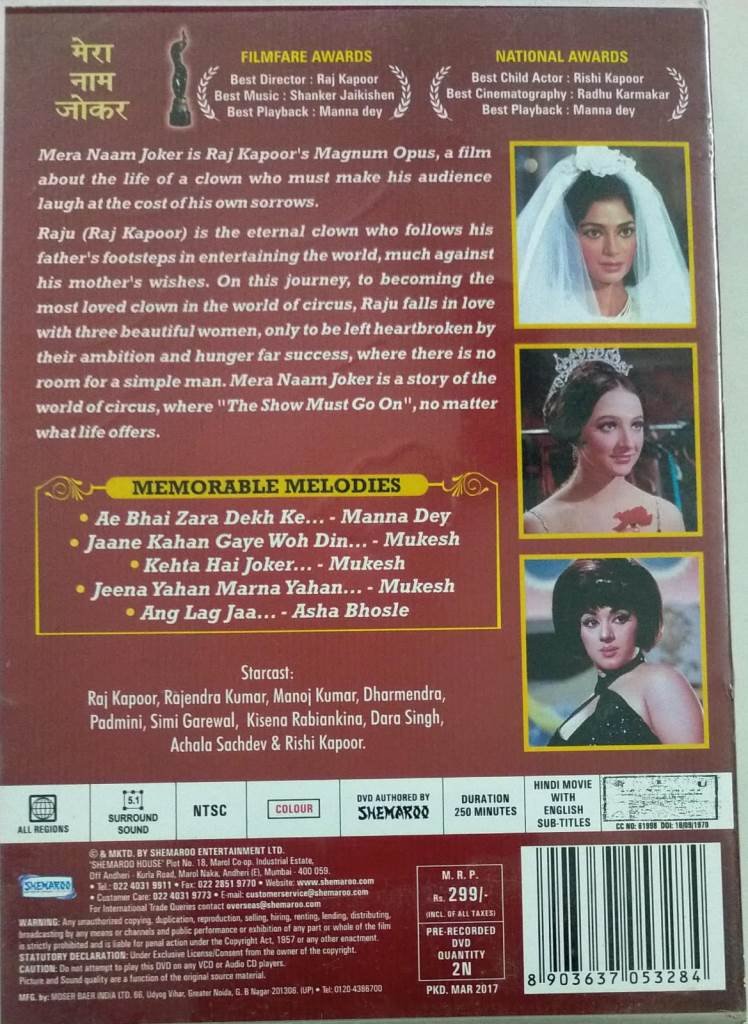 Mera Naam Joker Aye Bhai Zara Dekh Ke Chalo Lyrics A Tribute To