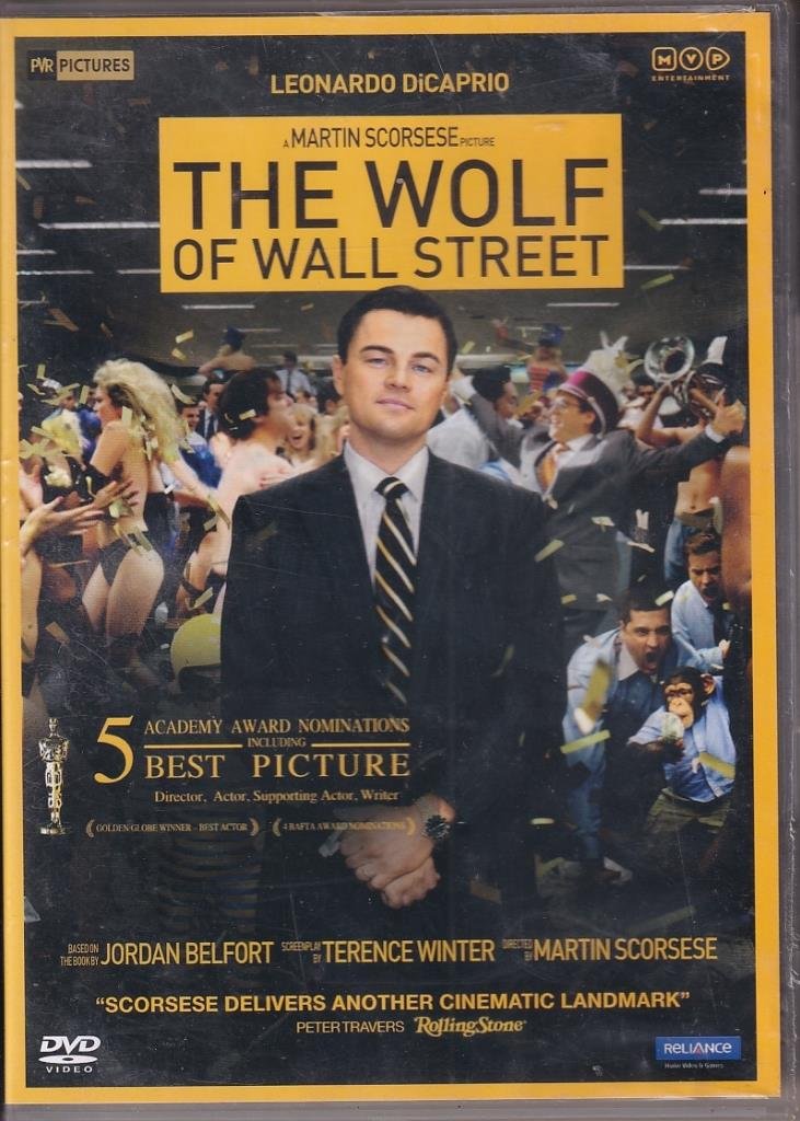 The wolf of Wall Street English Movie DVD