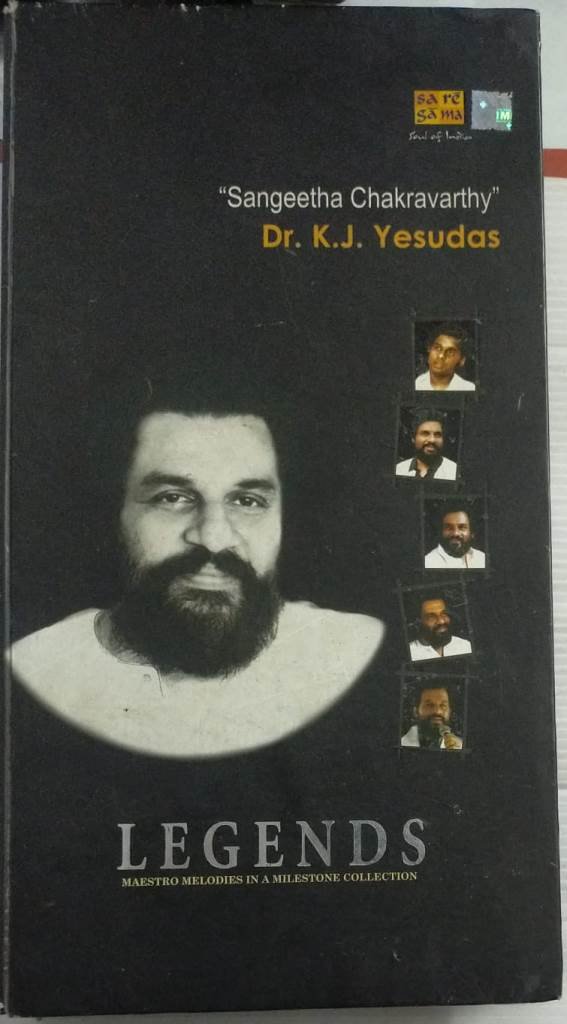Legends Dr. K J Yesudas Tamil Film songs Audio CD ( 5 CD pack)