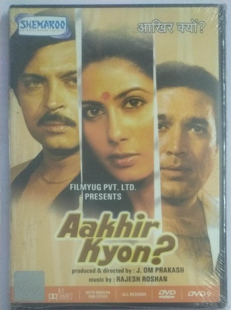 Aakhir Kyon Hindi Movie DVD(sealed pack) Macsendisk