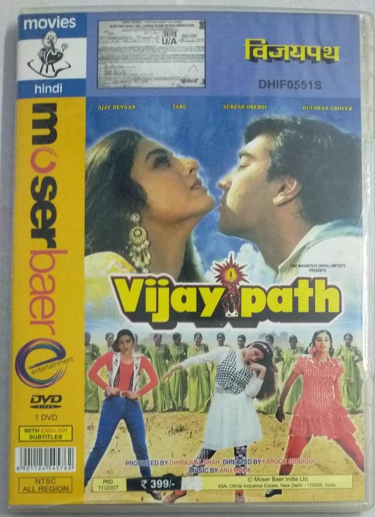 Vijay Path Hindi Movie DVD - Macsendisk