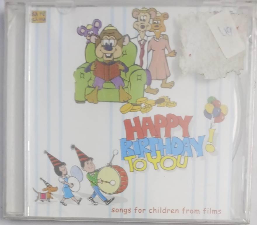 Happy Birthday to you Songs for Children from Hindi Films Audio CD